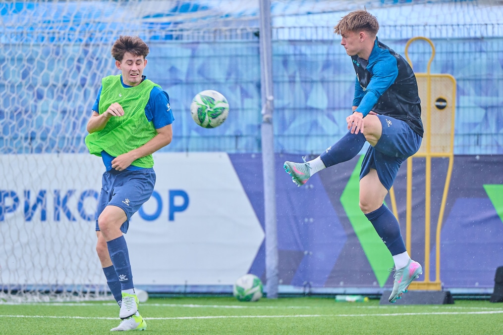 Тренировка «Зенита»-м перед матчем с «Локомотивом»-м