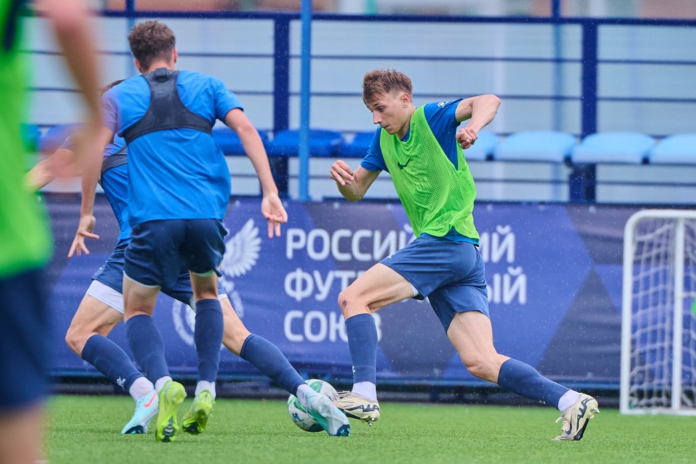 Тренировка «Зенита»-м перед матчем с «Локомотивом»-м