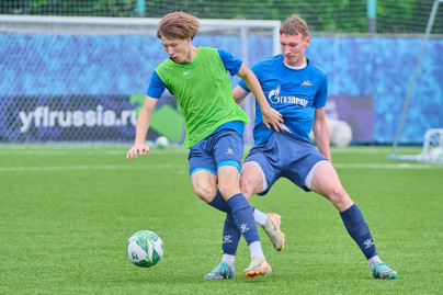 Тренировка «Зенита»-м перед матчем с «Локомотивом»-м