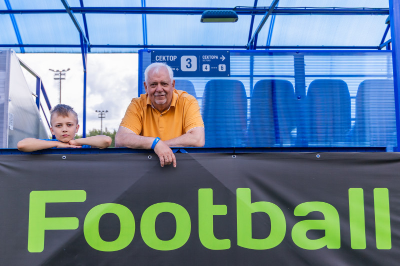 Тренировка юношеской команды «Зенит» U-18 перед матчем с «Чертаново» U-18