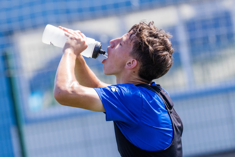 Тренировка юношеской команды «Зенит» U-16 перед матчем с СШОР «Зенит» U-16