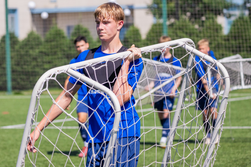 Тренировка юношеской команды «Зенит» U-16 перед матчем с СШОР «Зенит» U-16