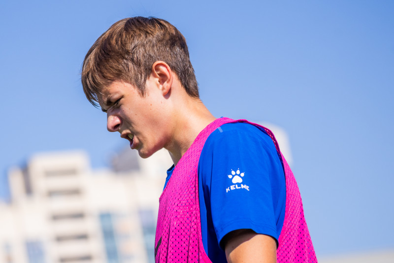 Тренировка юношеской команды «Зенит» U-17 перед матчем с СШОР «Зенит» U-17