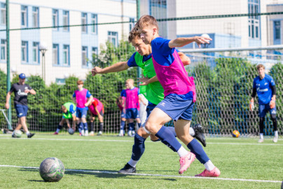 Тренировка юношеской команды «Зенит» U-17 перед матчем с СШОР «Зенит» U-17