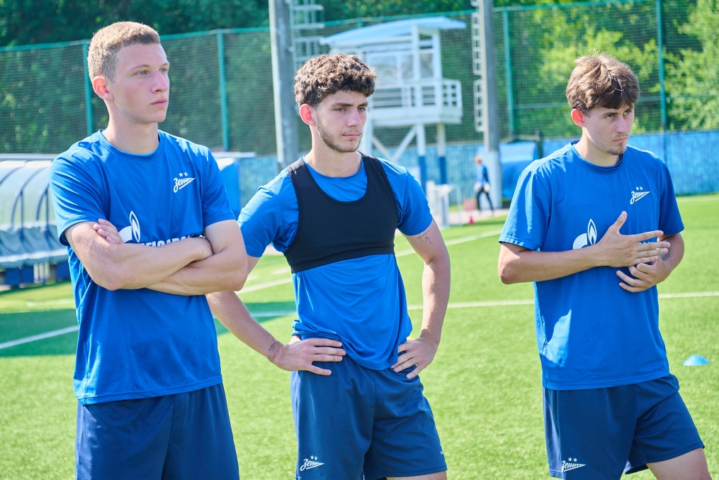 Тренировка «Зенита»-м перед матчем с «Рубином»-м