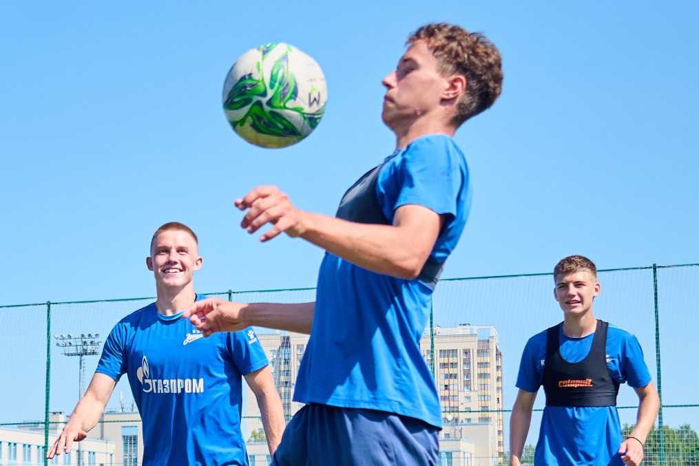 Тренировка «Зенита»-м перед матчем с «Рубином»-м