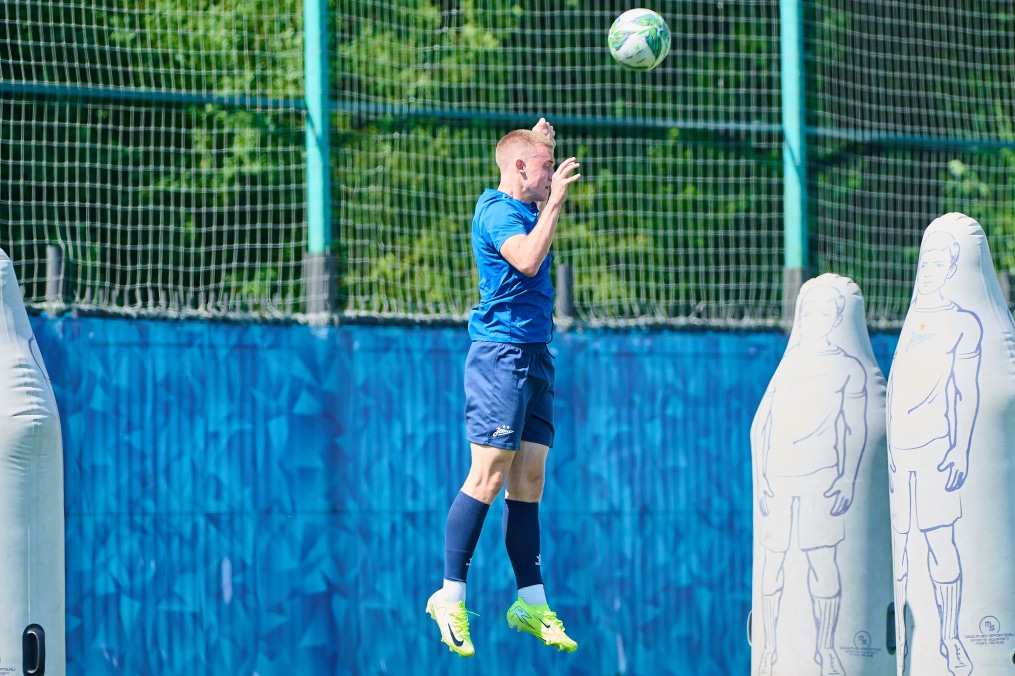 Тренировка «Зенита»-м перед матчем с «Рубином»-м