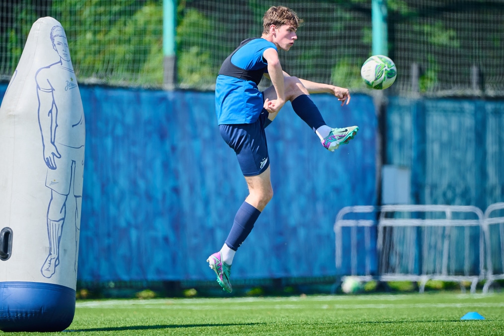 Тренировка «Зенита»-м перед матчем с «Рубином»-м