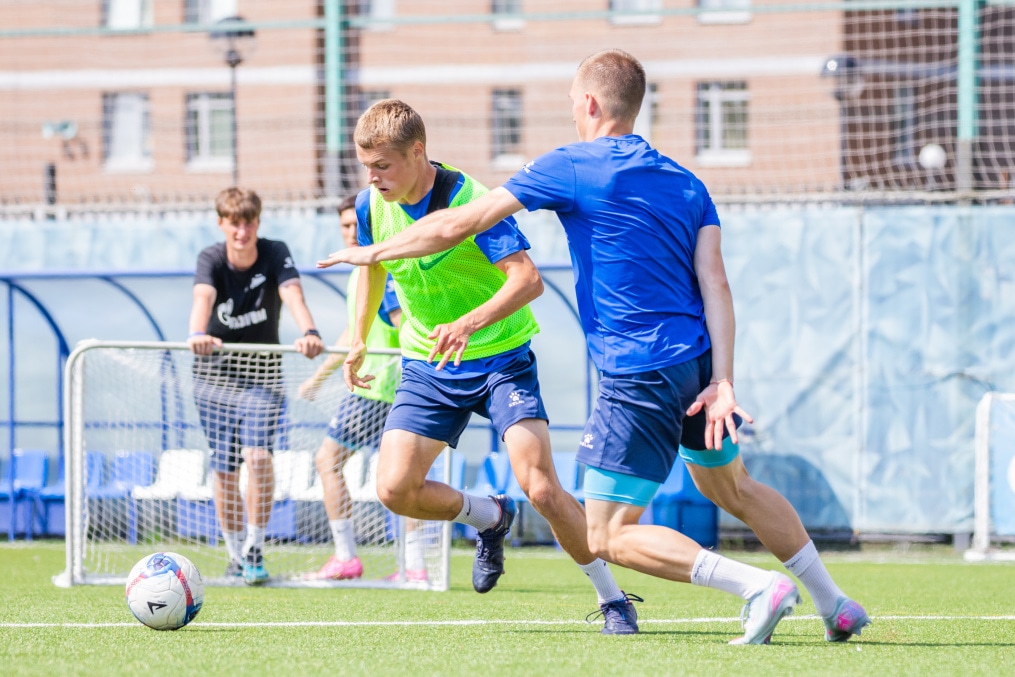 Тренировка «Зенита»-2 перед матчем с ФК «Тверь»