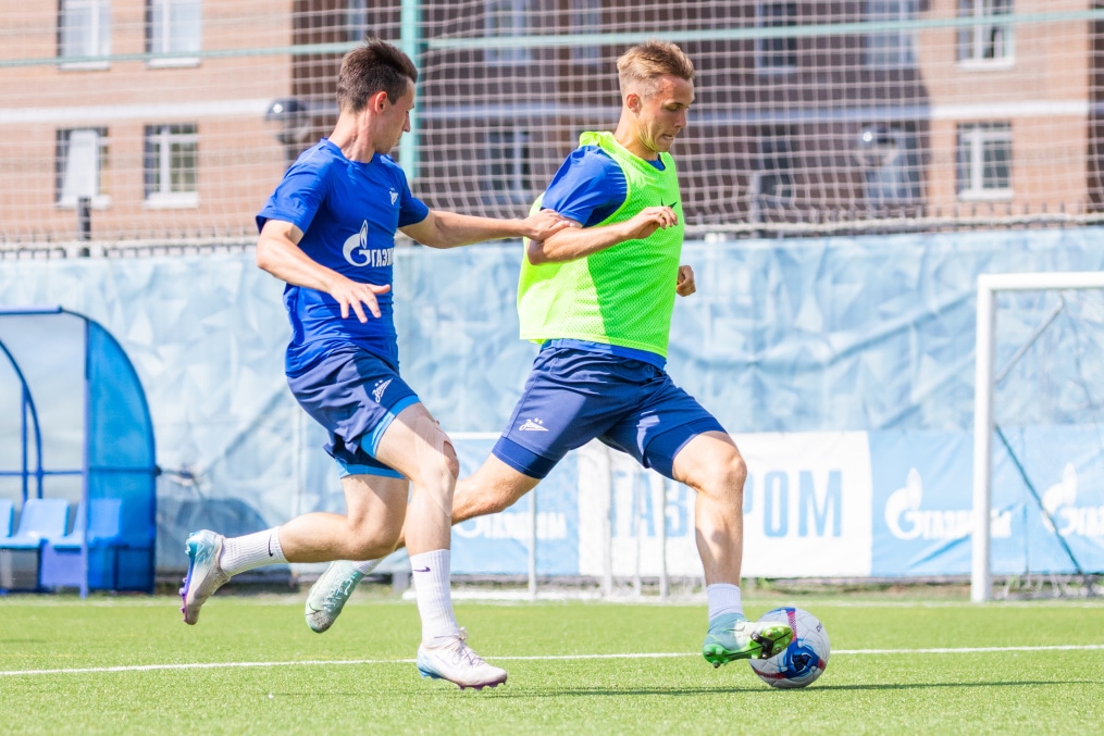 Тренировка «Зенита»-2 перед матчем с ФК «Тверь»