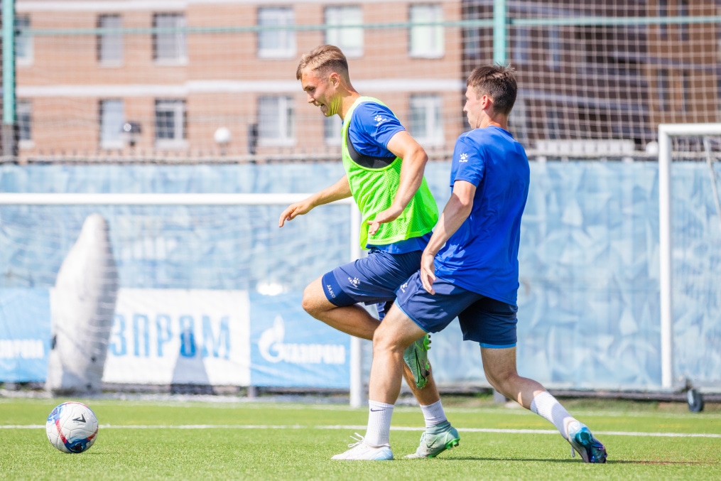Тренировка «Зенита»-2 перед матчем с ФК «Тверь»