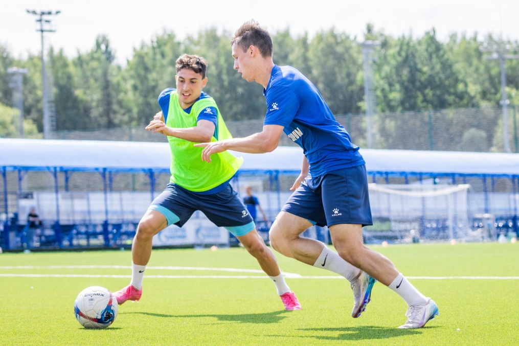 Тренировка «Зенита»-2 перед матчем с ФК «Тверь»