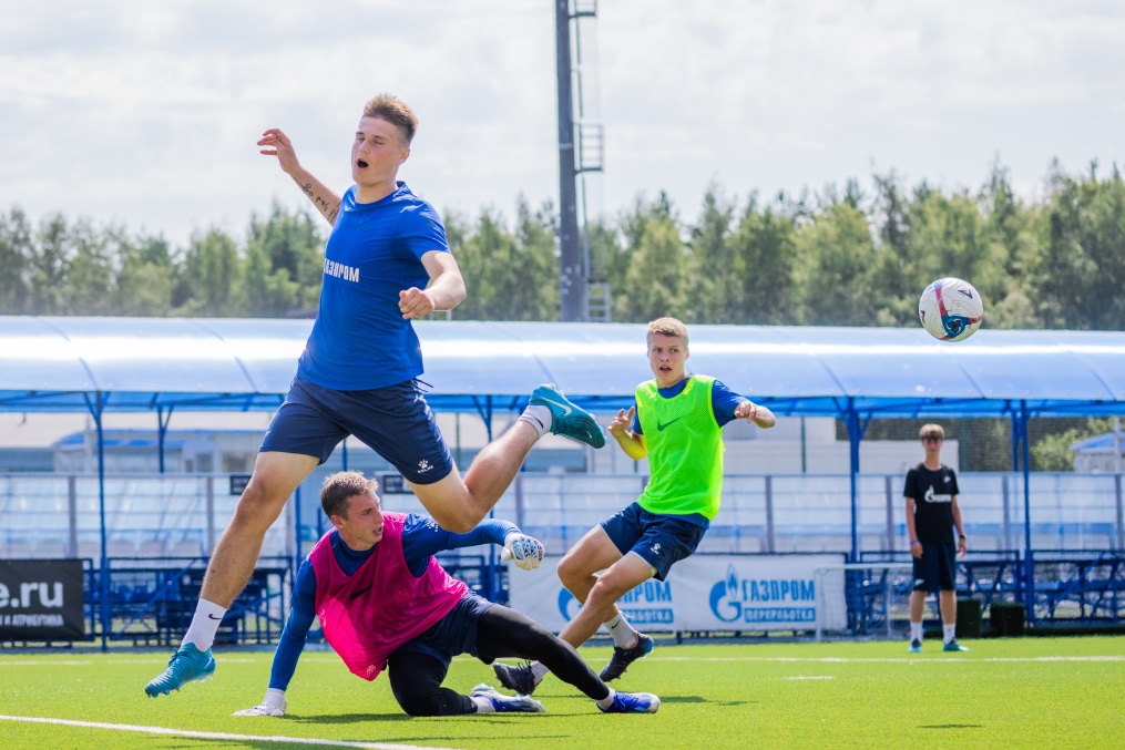 Тренировка «Зенита»-2 перед матчем с ФК «Тверь»