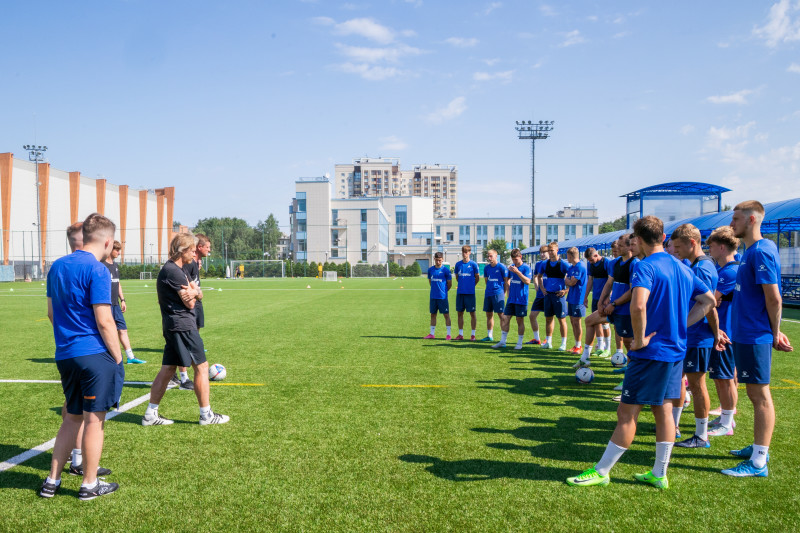 Тренировка «Зенита»-2 перед матчем с ФК «Тверь»