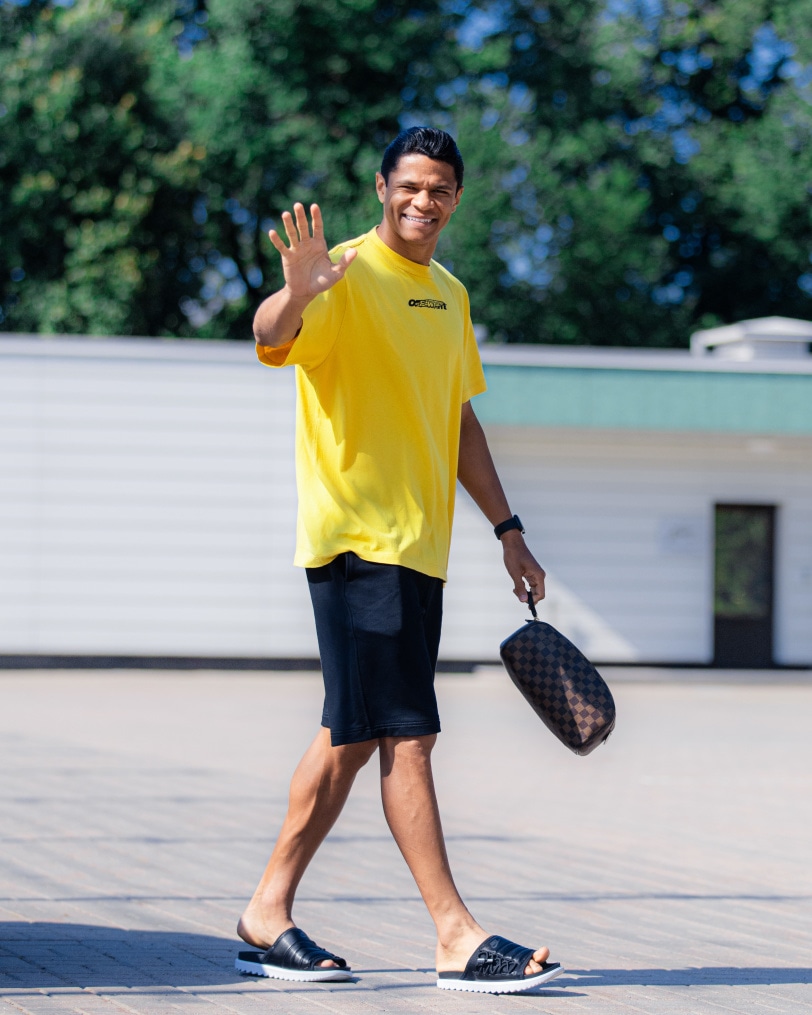 «Зенит. Стиль»: приезд игроков на тренировку перед матчем с «Ростовом»