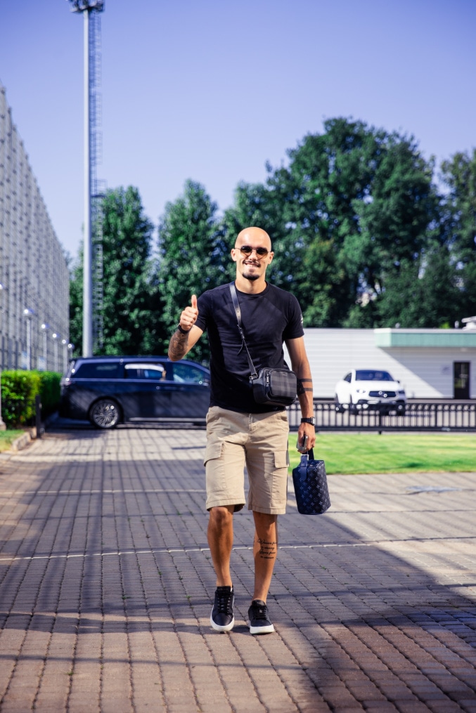 «Зенит. Стиль»: приезд игроков на тренировку перед «Рубином»