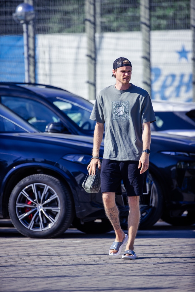 «Зенит. Стиль»: приезд игроков на тренировку перед «Рубином»