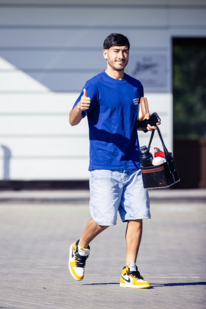 «Зенит. Стиль»: приезд игроков на тренировку перед «Рубином»