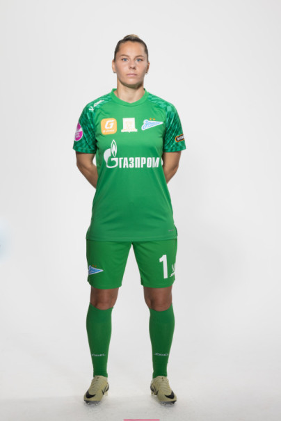 Фотосессия основного состава женского футбольного клуба «Зенит» сезона 2025/2026 (Jogel).