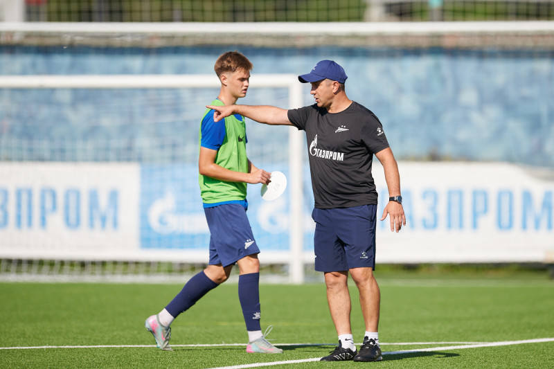Тренировка «Зенита» U-17 перед матчем с «Рубином» U-17