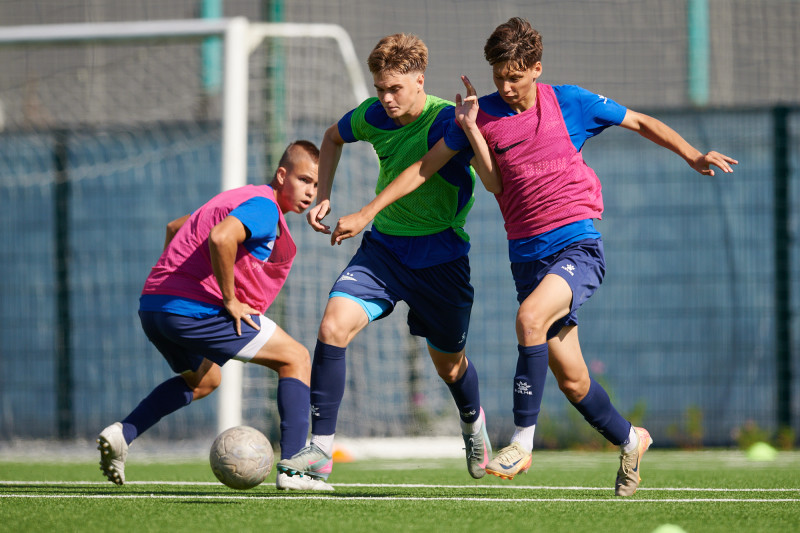 Тренировка «Зенита» U-17 перед матчем с «Рубином» U-17