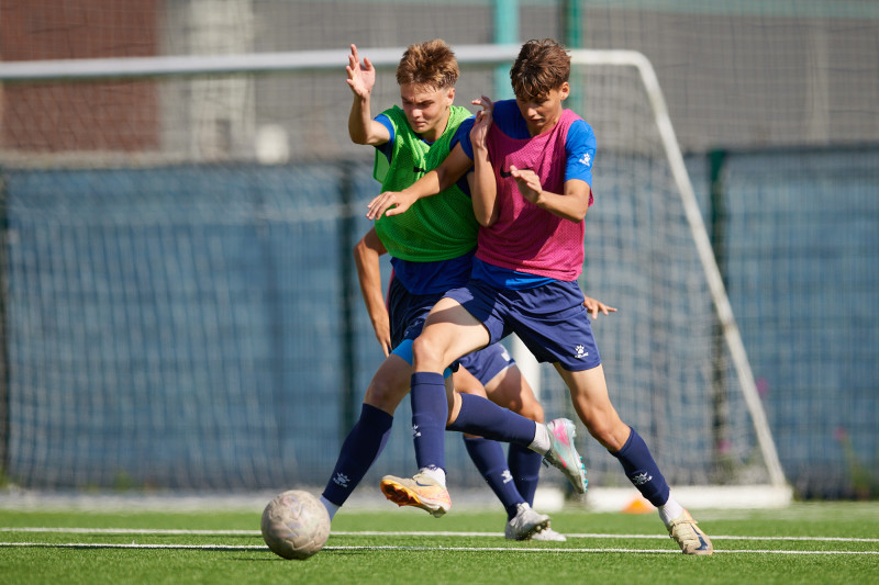 Тренировка «Зенита» U-17 перед матчем с «Рубином» U-17
