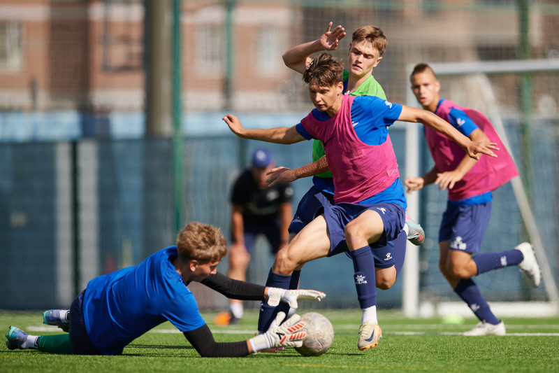 Тренировка «Зенита» U-17 перед матчем с «Рубином» U-17