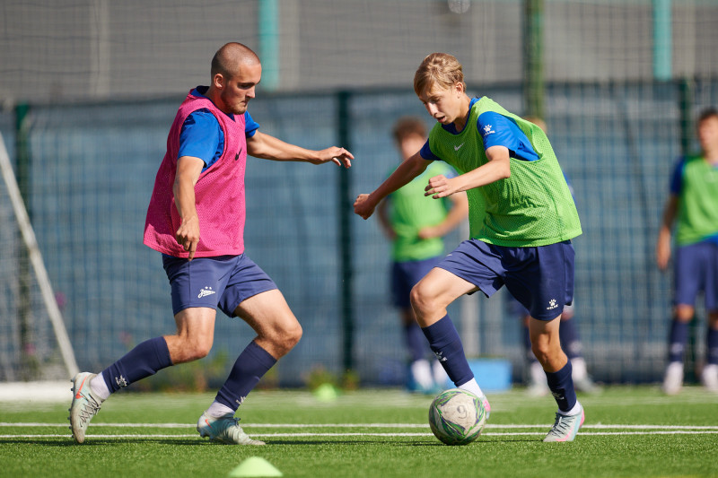 Тренировка «Зенита» U-17 перед матчем с «Рубином» U-17