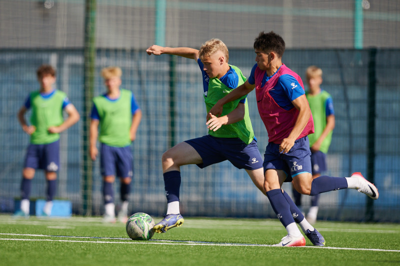 Тренировка «Зенита» U-17 перед матчем с «Рубином» U-17
