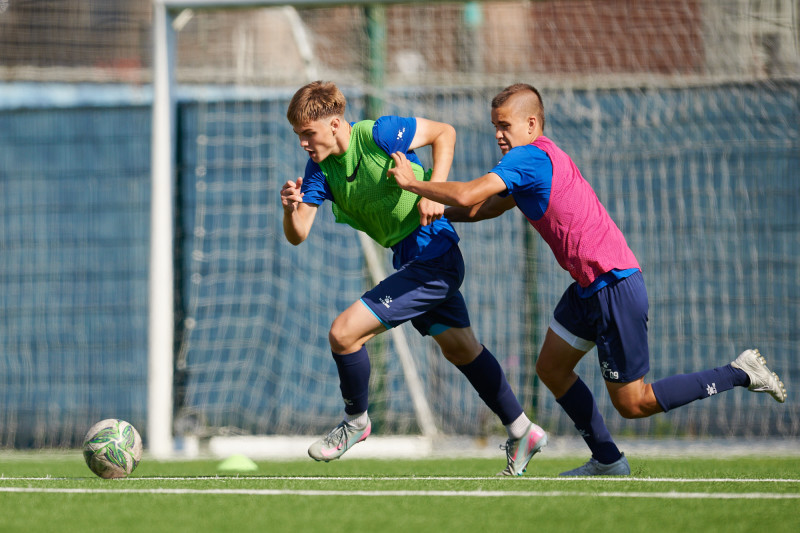 Тренировка «Зенита» U-17 перед матчем с «Рубином» U-17
