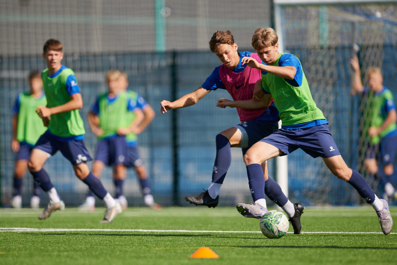 Тренировка «Зенита» U-17 перед матчем с «Рубином» U-17