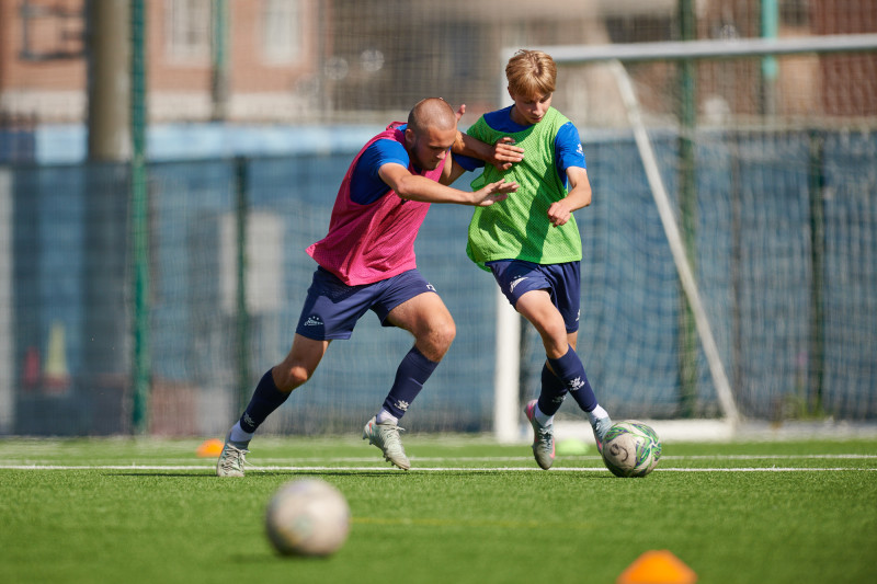 Тренировка «Зенита» U-17 перед матчем с «Рубином» U-17