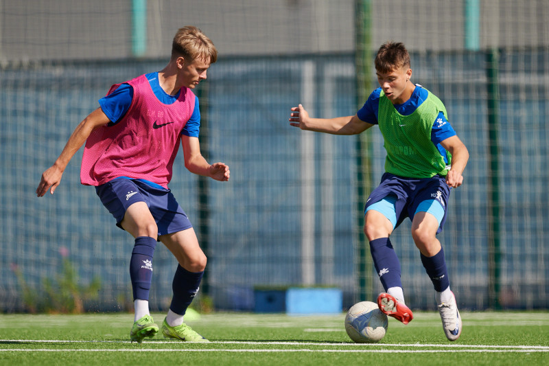 Тренировка «Зенита» U-17 перед матчем с «Рубином» U-17