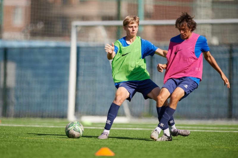 Тренировка «Зенита» U-17 перед матчем с «Рубином» U-17