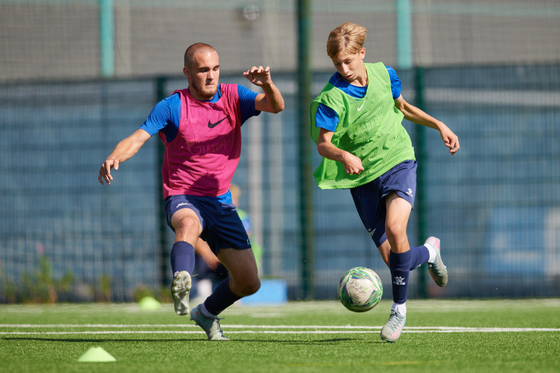 Тренировка «Зенита» U-17 перед матчем с «Рубином» U-17