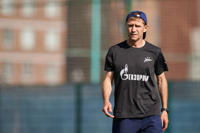 Тренировка «Зенита» U-17 перед матчем с «Рубином» U-17