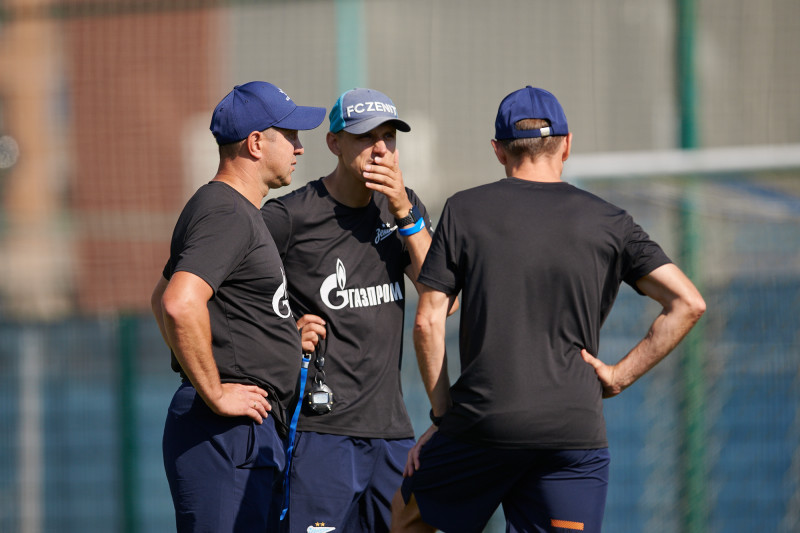 Тренировка «Зенита» U-17 перед матчем с «Рубином» U-17