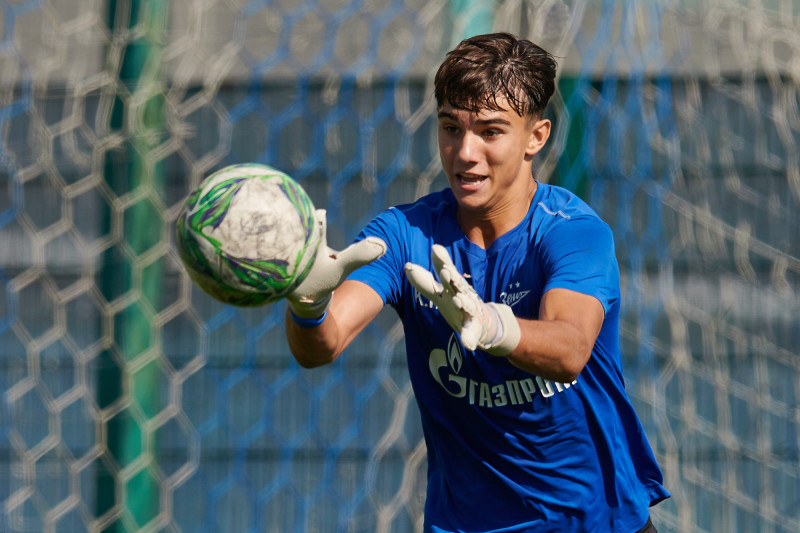 Тренировка «Зенита» U-17 перед матчем с «Рубином» U-17