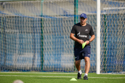 Тренировка «Зенита» U-17 перед матчем с «Рубином» U-17