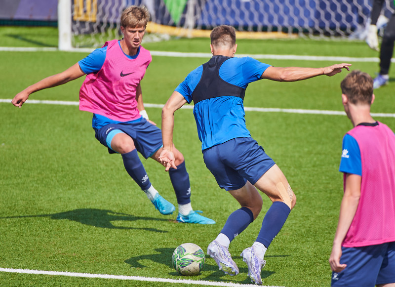 Тренировка «Зенита»-м перед матчем со «Спартаком»-м