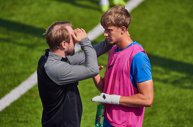 Тренировка «Зенита»-м перед матчем со «Спартаком»-м