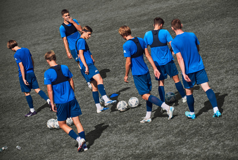 Тренировка «Зенита»-м перед матчем со «Спартаком»-м