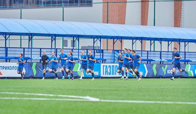 Тренировка «Зенита»-м перед матчем со «Спартаком»-м
