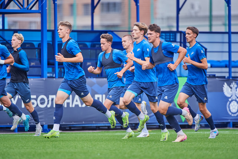 Тренировка «Зенита»-м перед матчем со «Спартаком»-м