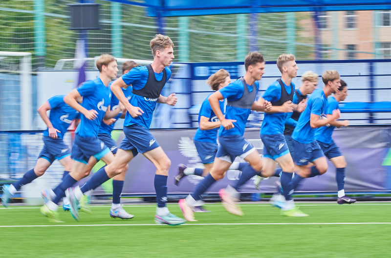 Тренировка «Зенита»-м перед матчем со «Спартаком»-м