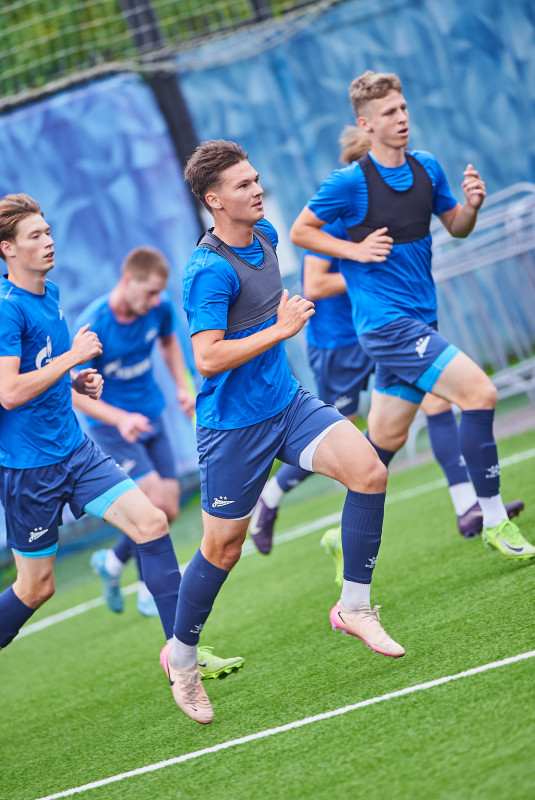 Тренировка «Зенита»-м перед матчем со «Спартаком»-м