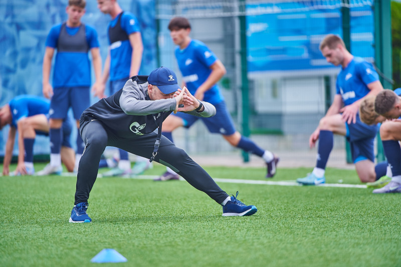 Тренировка «Зенита»-м перед матчем со «Спартаком»-м