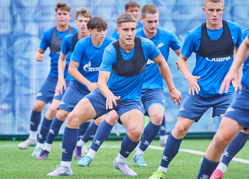Тренировка «Зенита»-м перед матчем со «Спартаком»-м