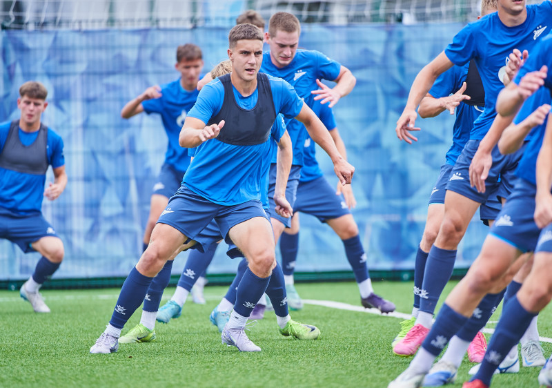 Тренировка «Зенита»-м перед матчем со «Спартаком»-м