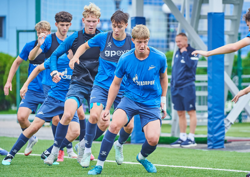 Тренировка «Зенита»-м перед матчем со «Спартаком»-м